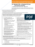 LIC121 - REAL ID and Standard CDL-ID Documentation Checklist - 0723 - 0