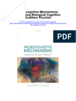 Neurocognitive Mechanisms Explaining Biological Cognition Gualtiero Piccinini Full Chapter