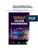 Fundamentals and Applications of Colour Engineering Phil Green Editor Full Chapter