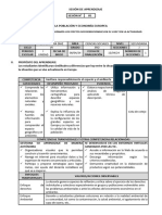 Sesión de Aprendizaje 05 - I Bimestre - 3 Año