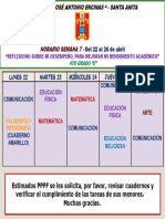 Horario Semana 07