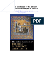 The Oxford Handbook of The Bible in Orthodox Christianity Eugen J Pentiuc Full Chapter