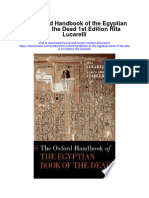 Download The Oxford Handbook Of The Egyptian Book Of The Dead 1St Edition Rita Lucarelli full chapter