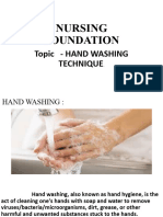 hand washing technique