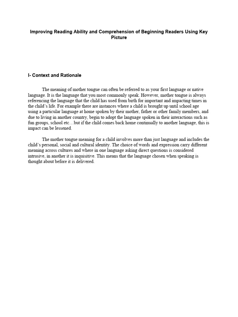 Improving reading using key picture download free pdf reading