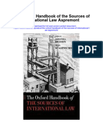 Download The Oxford Handbook Of The Sources Of International Law Aspremont full chapter