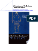 The Oxford Handbook of W B Yeats Lauren Arrington Full Chapter