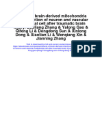 Download Effects Of Brain Derived Mitochondria On The Function Of Neuron And Vascular Endothelial Cell After Traumatic Brain Injury Baoliang Zhang Yalong Gao Qifeng Li Dongdong Sun Xinlong Dong Xiao full chapter