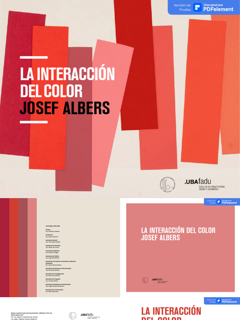 Interacción del Color: Josef Albers | PDF | Color | Pinturas