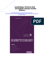 Neuropsychology Science and Practice 3Rd Edition Sandra Koffler Editor Full Chapter