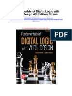 Download Fundamentals Of Digital Logic With Vhdl Design 4Th Edition Brown full chapter