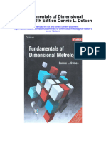 Download Fundamentals Of Dimensional Metrology 6Th Edition Connie L Dotson full chapter