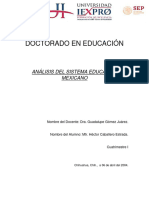 Analisis Del Sistema Educativo Mexicano