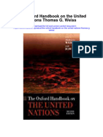The Oxford Handbook On The United Nations Thomas G Weiss Full Chapter