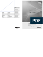 Manual Da TV Samsung LN37B530P2R
