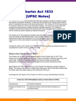 Charter Act of 1833 Upsc Notes 34