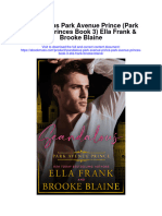 Scandalous Park Avenue Prince Park Avenue Princes Book 3 Ella Frank Brooke Blaine All Chapter