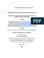 Conocimiento e Importancia de La Economía Circular en La Ciudad de Trujillo Del Año 2024 G3.