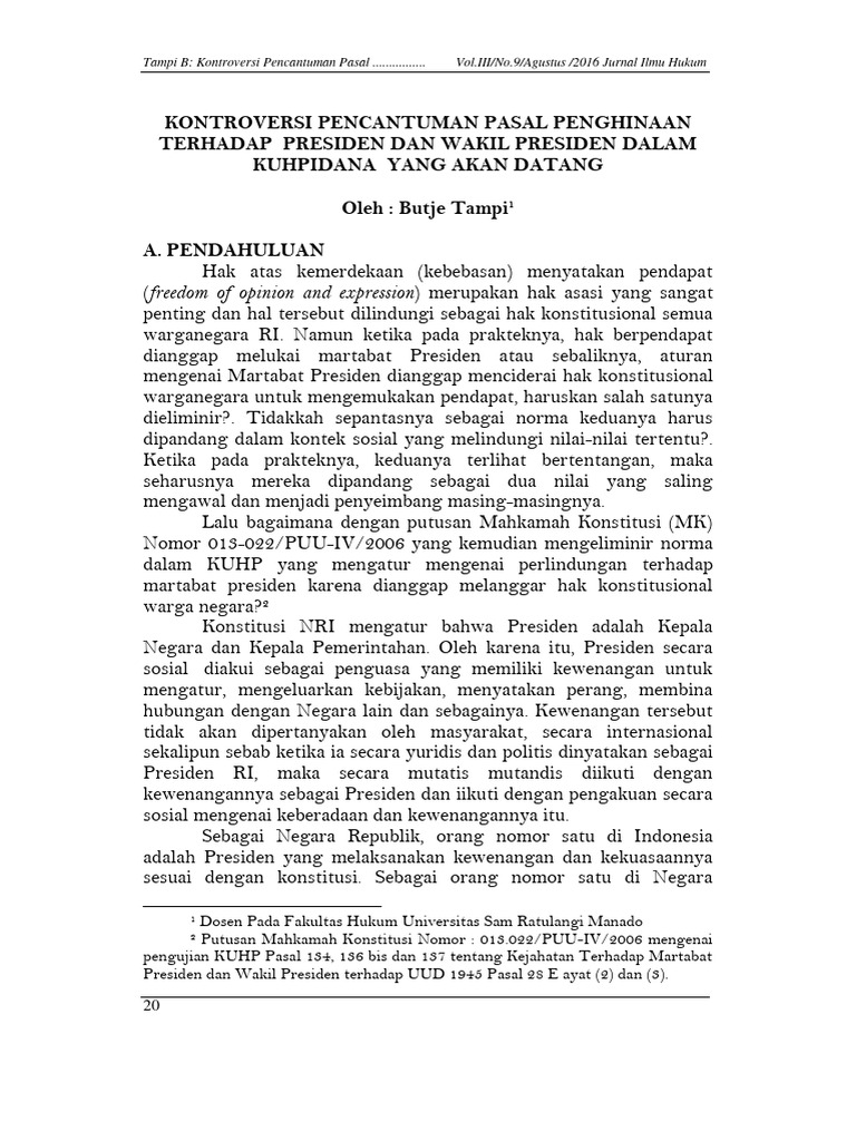 kontroversi-pencantuman-pasal-penghinaan-terhadap-presiden-dan-wakil