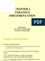 Chapter 4 Strategy Implementation