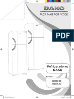 Manual. de instruções. Refrigeradores DAKO FAÇA MAIS POR VOCÊ. REDK38 REDK40. Modelos_ DAKO 2 portas.indd 1 2_9_2008 11_41_39