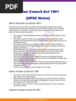 Indian Council Act 1861 Upsc Notes 88