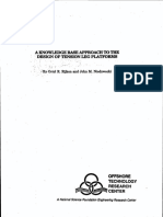 Design of Tension Leg Platforms: A Knowledge Base Approach To The