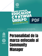Personalidad de La Marca Enfocada Al Community Manager