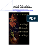 Download Schellings Late Philosophy In Confrontation With Hegel Peter Dews all chapter