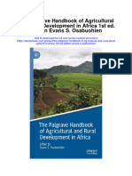 Download The Palgrave Handbook Of Agricultural And Rural Development In Africa 1St Ed Edition Evans S Osabuohien full chapter