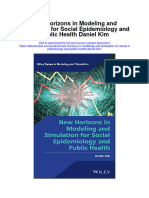 New Horizons in Modeling and Simulation For Social Epidemiology and Public Health Daniel Kim Full Chapter