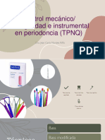 Control Mecánico Bioseguridad e Instrumental en Periodoncia (TPNQ) Clase 5 2023