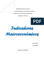 Indicadores macroeconomicos