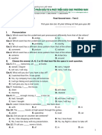 Ôn tập học kì II - Final Second term Test 2