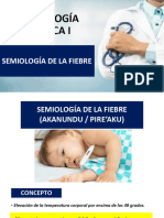 SEMIOLOGÃA DE LA FIEBRE