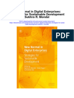 Download New Normal In Digital Enterprises Strategies For Sustainable Development Subhra R Mondal full chapter