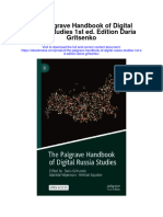 Download The Palgrave Handbook Of Digital Russia Studies 1St Ed Edition Daria Gritsenko full chapter