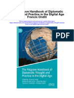 The Palgrave Handbook of Diplomatic Thought and Practice in The Digital Age Francis Onditi Full Chapter