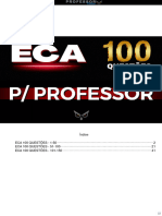 ECA 100 QUESTÕES para Professor