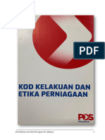 Kod Kelakuan & Etika Perniagaan Pos Malaysia