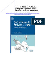 Download Impoliteness In Mcewans Fiction Literary Pragma Stylistics First Puplished Edition Urszula Kizelbach full chapter