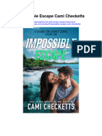 Download Impossible Escape Cami Checketts full chapter