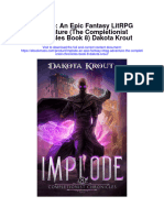 Download Implode An Epic Fantasy Litrpg Adventure The Completionist Chronicles Book 8 Dakota Krout full chapter