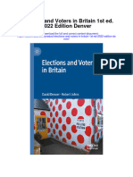 Elections and Voters in Britain 1St Ed 2022 Edition Denver Full Chapter