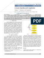 A Study On Genetic Algorithm and Its App