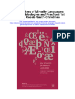 Download New Speakers Of Minority Languages Linguistic Ideologies And Practices 1St Edition Cassie Smith Christmas full chapter