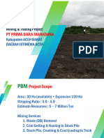 PT Prima Bara Mahadana: Mining & Trading Project
