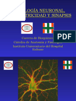 UT 1 Fisiología Neuronal, Bioelectricidad y Sinapsis - Bioquímica