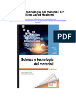 Scienza E Tecnologia Dei Materiali 5Th Edition Javad Hashemi All Chapter