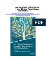 Download The Palgrave Handbook Of Innovative Community And Clinical Psychologies Carl Walker 2 full chapter